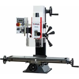 Perceuse-fraiseuse CM2/M10 X:480 Y:175 Z:280 mm table longue 0,85KW 230V Torros PF20L vario
