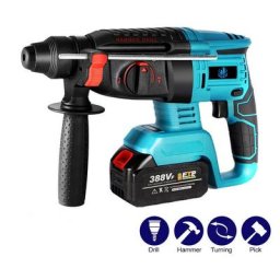 Perforateur burineur 4 Function 26mm Marteau électrique rechargeable pour batterie Makita 18V