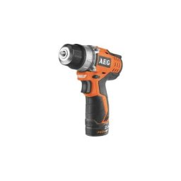 Perceuse-visseuse AEG 12V Prolithium-ion - 2 batteries 2.0Ah - 1 chargeur 40mins - BS12C2 LI-202B