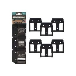 Stealthmounts - BM-MK18-6 - Support batterie (6pcs) pour Makita lxt 18V - noir