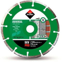 Rubi - Disque diamant général - chantier segmenté sev-125 pro r32940