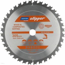 Clipper lames pour scies circulaires / scies sur table, Bois 305x30 36Z - Norton