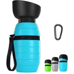 Bouteille d'eau pour Chien Portable 500ml avec Gamelle d'eau, Distributeur d'eau pour Chien Chat