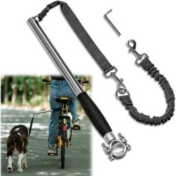 Blue Dream - Laisse de vélo rétractable pour chien, laisse de vélo mains libres pour chiens de