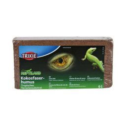 Trixie - Fibres de noix de coco pressée substrat pour reptile et rongeur Reptiland Sac 60 litres
