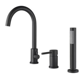 Mitigeur de bain sur plage 3 trous Noir - Corbeau