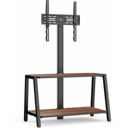 Meuble tv Industriel avec Support tv Hauteur Réglable sur 6 Niveaux vesa Max. 400x400mm Fait en