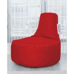 Pouf poire Arbane D70xH80cm Tissu Rouge - Rouge