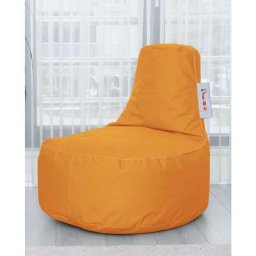 Pouf poire Arbane D70xH80cm Tissu Orange - Orange