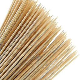 Ersandy - 100 Pièces Brochettes en Bois, 30cm Bâtons de Brochettes de Bambou, Brochette pour