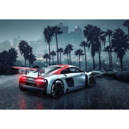 Komar - Photo murale de Audi R8 l.a. - Taille: 368 x 254 cm - coloré