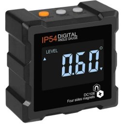 Moonstars - Inclinomètre 490 degrés IP54 Ecran lcd Magnétique sur les quatre côtés Boîte