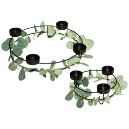 Set de 2 chandeliers - métal Atmosphera créateur d'intérieur - Noir