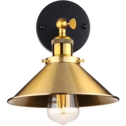 Idegu - Applique Murale Vintage Industriel Métal E27, Design Parapluie Chapeau, Lampe de Plafond