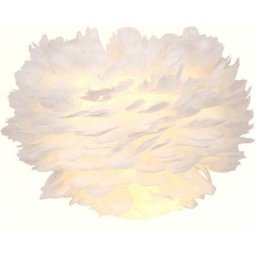 Applique Plume Blanche 30CM 12W E27 Lampe Chambre Plafond Lustre Suspension Luminaire Abat Jour