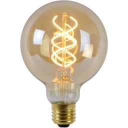 Ampoule filament - 1xE27 - Ambre Lucide G95