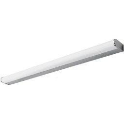 Led Applique Murale 'Philippa' en métal pour salle de bain - chrome, blanc