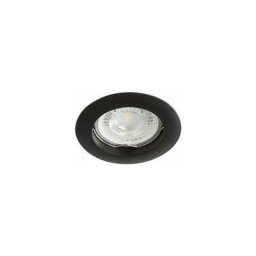 Kanlux - Support Spot Encastrable Rond vidi Noir Mat