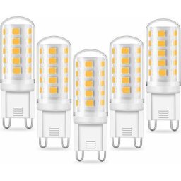 Ampoule G9 led - 5W Equivalent 33W 40W G9 , 420LM, Mini Lampe, Blanc Froid 6000K, Sans