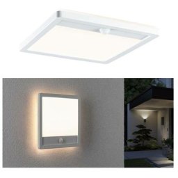 Paulmann - led Panneau extérieur Lamina avec détecteur de mouvement IP44 carré 250x250mm 1100lm