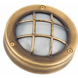 Applique extérieure agia en laiton au design maritime en forme de hublot IP64 antirouille pour le