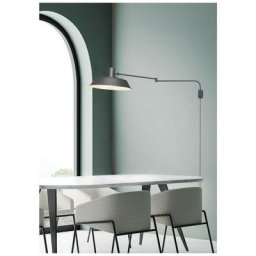 Applique Déportée Bolder Noir Mat 1x40W E27 - Noir