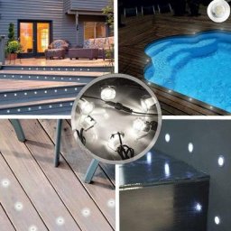 Spot encastrable mur et plafond 6pcs Spots led Encastrable Extérieur, Etanche IP67, Spots à