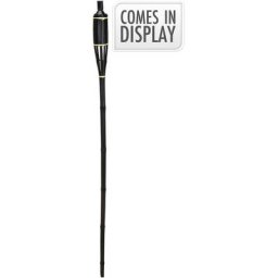 Torche en bambou couleur noir 150cm Progarden