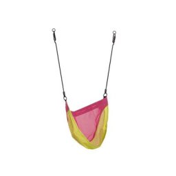 Agrès de balancoire cocoon seat Denoh KBT jaune et rose