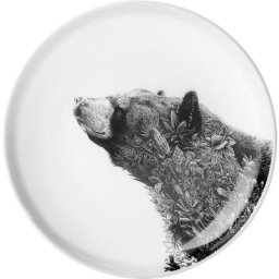 Maxwell&williams - Maxwell & Williams DX0527 Marini Ferlazzo - Plat (céramique), noir et blanc.