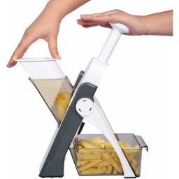 Mandoline de cuisine manuelle multifonctionnelle pleine lame en acier inoxydable, carottes de