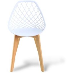 Lúzete - chaise pickels strass blanc - Blanc