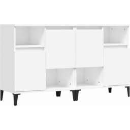 Buffets 2 pcs blanc 60x35x70 cm bois d'ingénierie Vidaxl White