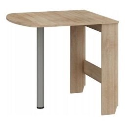 Table à manger semi-ovale pliante Chêne Sonoma 81x80cm modèle:HOMNI 6 Table pliable papillon
