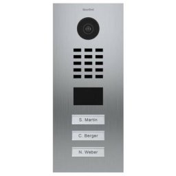 Portier vidéo connecté encastré 3 boutons D2103V Doorbird