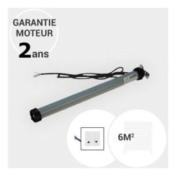 Moteur de volet roulant filaire 10 Nm pour axe octogonal 40 mm