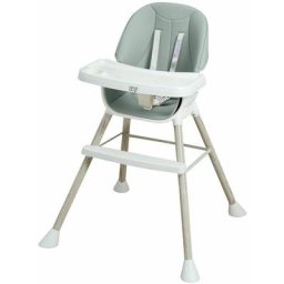 Baby Vivo - Chaise Haute pour Bébé / Enfant 4 en 1 - Leo en Menthe verte