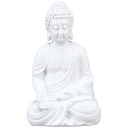 Statue de Bouddha assis, résistante aux intempéries et au gel, pour jardin et salon, 30 cmx19,5x12