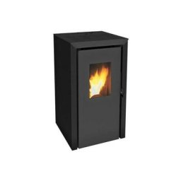 Invicta - Poele a granulés modulable Bassano - 5 kW - Rendement 93% - Noir