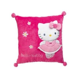 Coussin carré Hello Kitty ballerine