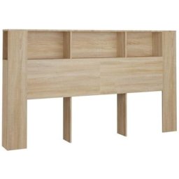 Tête de lit Résistante et économique, Panneau de lit, Chêne sonoma 180x18,5x104,5 cm OIB9372E - Brun