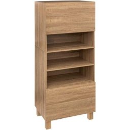 Colonne 2 portes Mixup effet bois naturel - 5 five simply smart - Effet bois naturel