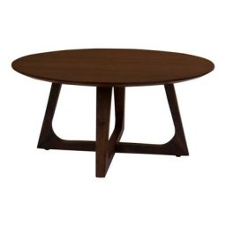 Hello Table basse en imitation noyer. - Marron