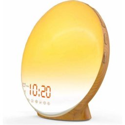 Réveil lumineux lever du soleil, enfants, gros dormeurs, chambre, avec simulation de lever de