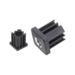 Emboitement à insert taraudé pour tube carré 30 x 1.5 mm Insert M10