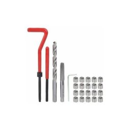 Kit de Réparation de Filetage 25pcs M7 Outil de Réparation de Filetage Insert Outil de Taraudage