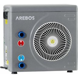 Arebos - Pool Pompe à chaleur Chauffage de piscine Eau Air 3,9 kW - Gris