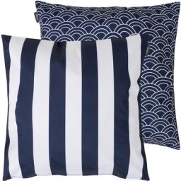Veeva Coussins d'assise, Lot de 2, 43cm x 43cm, Coussins de Siège, Résistant à l’eau, Coussins