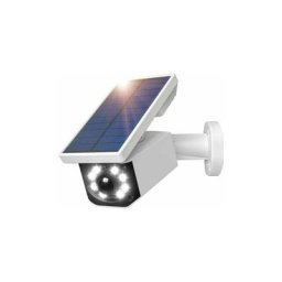 Caméra de surveillance solaire à énergie solaire IP66 étanche pour extérieur avec détecteur de