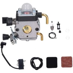 Kit de Filtre à Carburant de Bobine D'allumage de Carburateur pour Pièces de Rechange de Tondeuse à